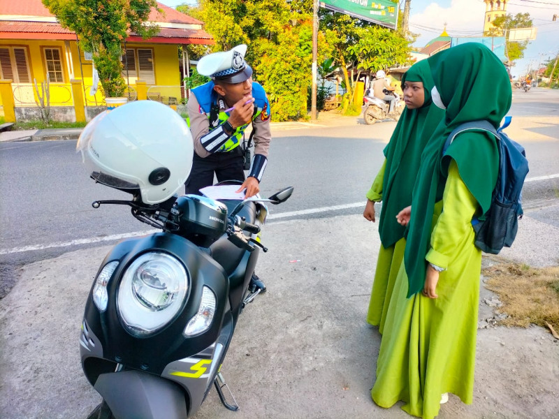 Ratusan Kendaraan Terjaring Razia, Selama 7 Hari Ops Zebra LK di Polres Inhu