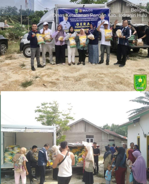 500 Paket Sembako Murah Hadir di Desa Beligan
