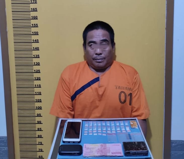 Pengedar Sabu di Pangkalan Kasai Diamankan Polres Inhu