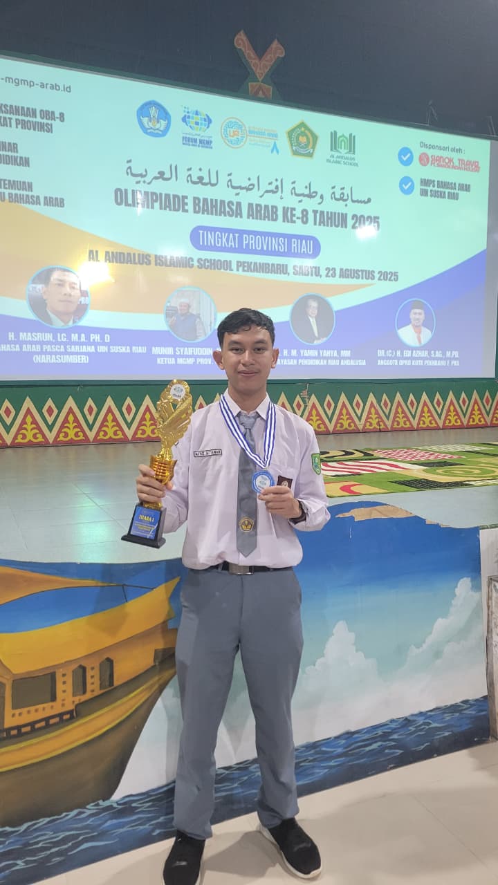 Siswa MAS Al Ihsan Buluh Rampai Raih Juara 1 Olimpiade Bahasa Arab Tingkat Provinsi, Siap Melaju ke Nasional