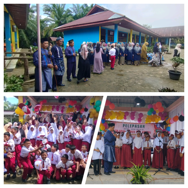 Terpantau Haru dan Sederhana Perpisahan Siswa di SDN 018 Sei Arang