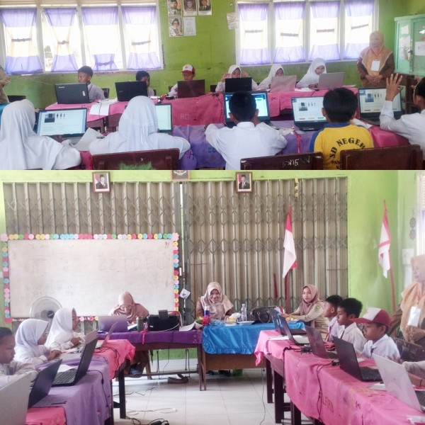 SD Negeri 001 Pangkalan Kasai Sukses Laksanakan ANBK Secara Online