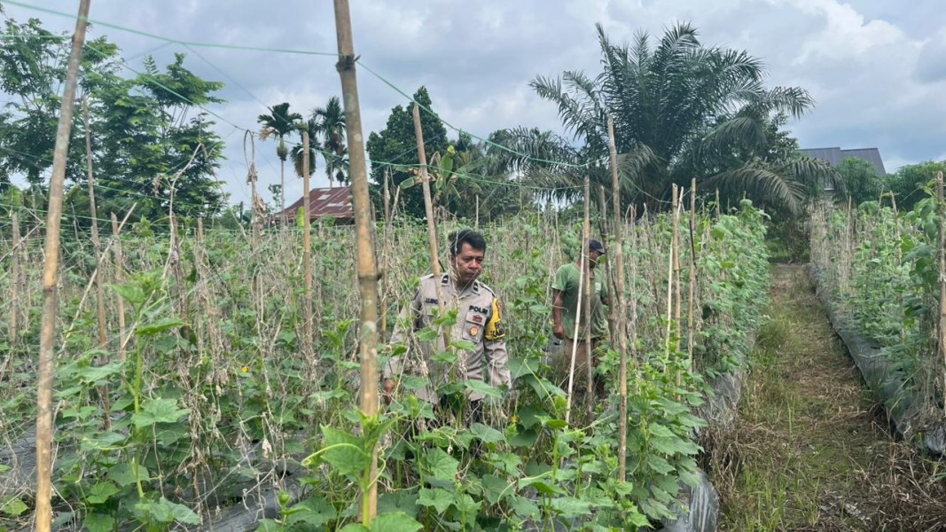 Aipda LS Sihotang Sambang Warga di Desa Beligan