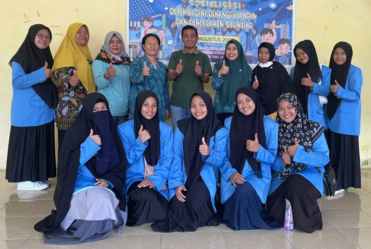 Mahasiswa KKN UIN Suska Sosialisasi Detekti Dini Penanggulangan Dan Pencegahan Stunting