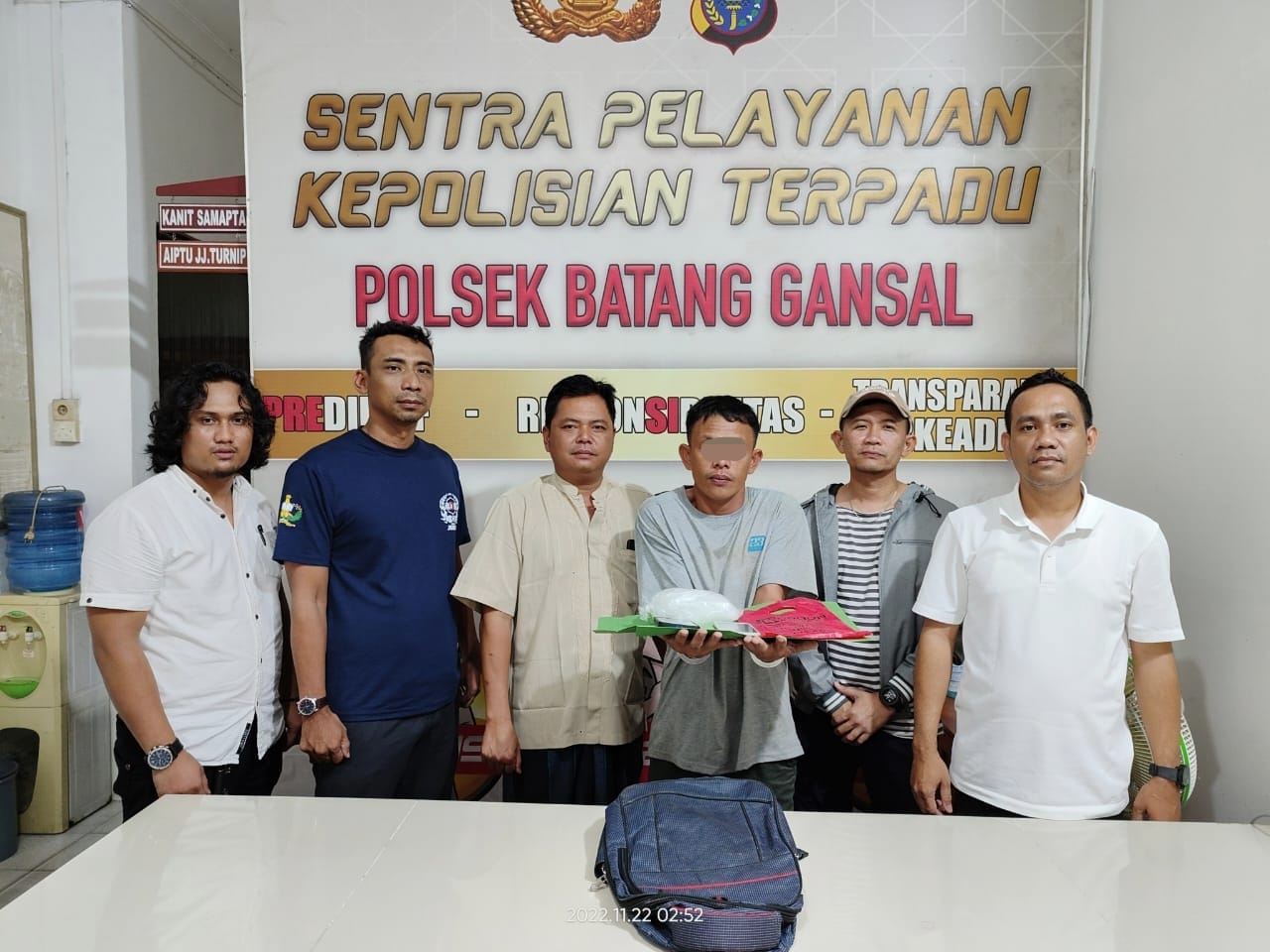 Modus Tinggal Tas di Bus, Polsek Batang Gansal Ringkus Pengedar 500 Gram Sabu