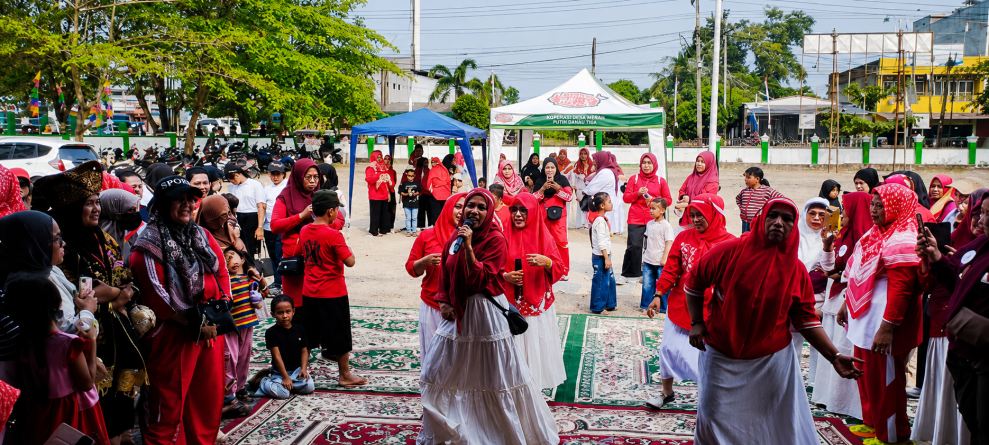 Semarak HUT RI ke-81, IWMR Seberida Gelar Senam Bersama dan Tiga Lomba Meriah