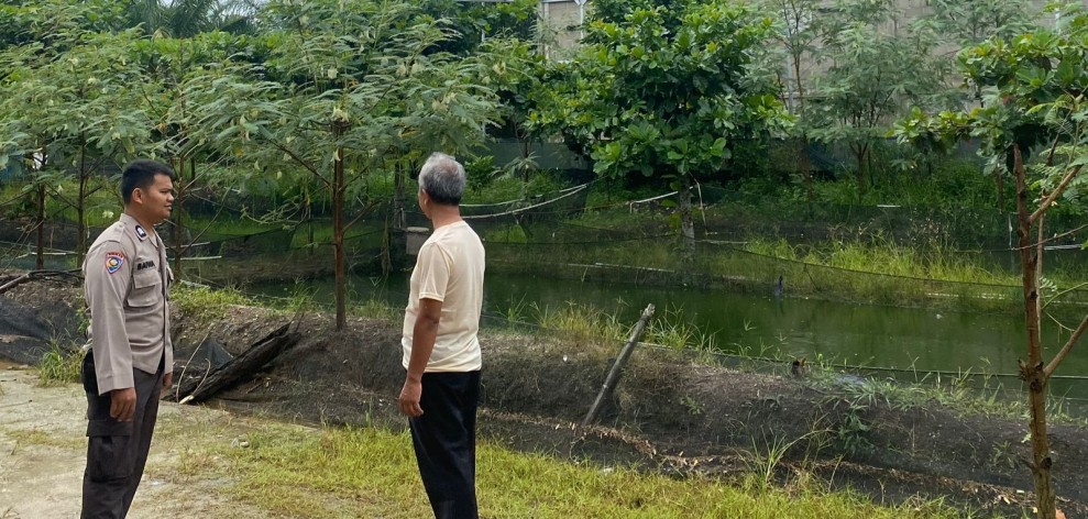 Polsek Seberida Galakkan Ketahanan Pangan Lewat Budidaya Lele Rumahan