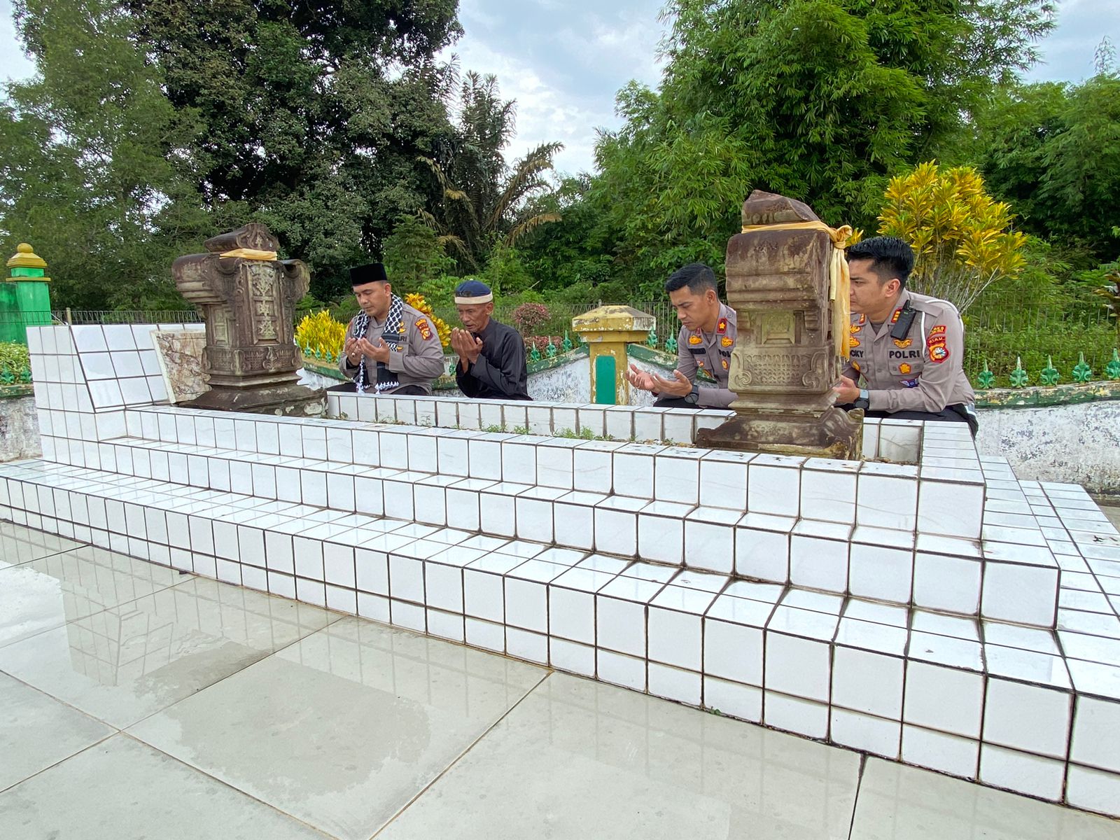 Kapolres Inhu Ziarah ke Makam Raja-raja Kota Lama