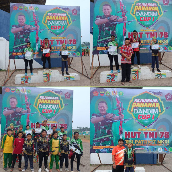 SMP Tahfizul Qur'an Al Falah Indragiri, Raih Prestasi di Ajang Panahan Dandim Cup 1 Se-Kabupaten Inhu 2023
