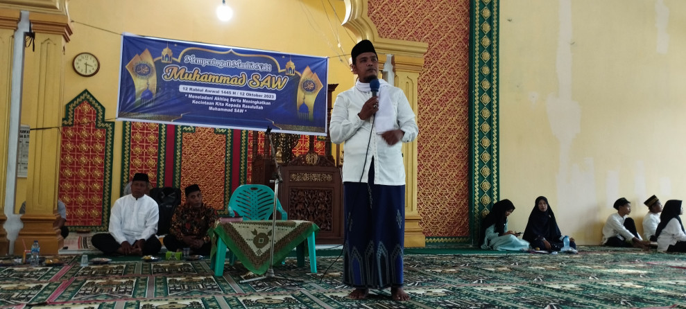PHBI Desa Danau Tiga Selenggarakan Kegiatan Maulid Nabi Muhammad 1445 H