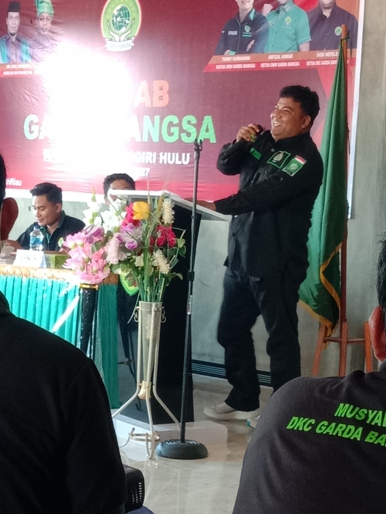 Dodi Nefeldi Terpilih Jadi Ketua Garda Bangsa Inhu, Organisasi Ini Harus Besar