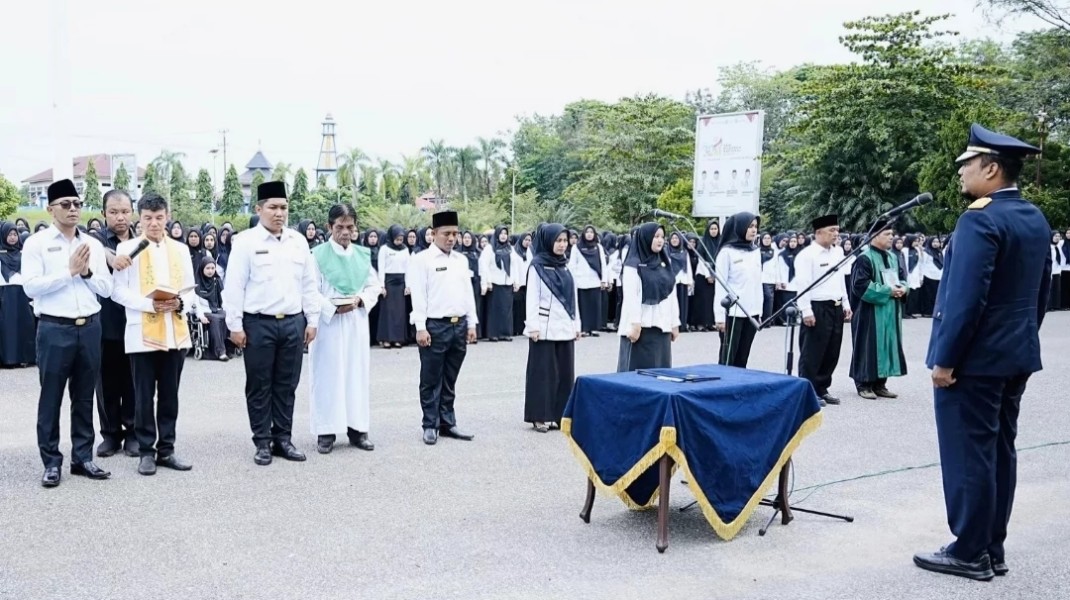 Lantik dan Serahkan SK, Bupati Ade:Tahniah dan Selamat Kepada 764 PPPK Inhu