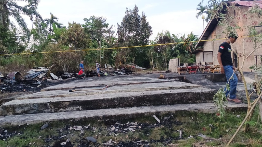 Kebakaran Hebat di Kecamatan Batang Cenaku, Indragiri Hulu