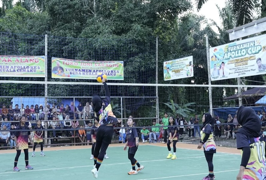 Wabup Hendrizal Resmi Membuka Turnamen Volly Ball Putra/ Putri Apollo Cup V