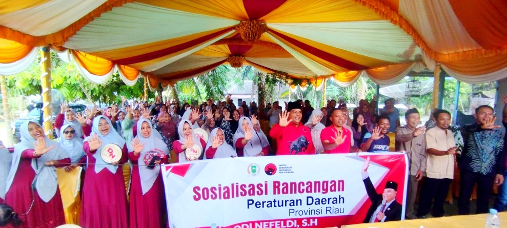 Ratusan Warga Danau Tiga Antusias Hadiri Sosialisasi Ranperda, Dodi SPBU Serap Aspirasi dan Perjuangkan Perlindungan Perempuan