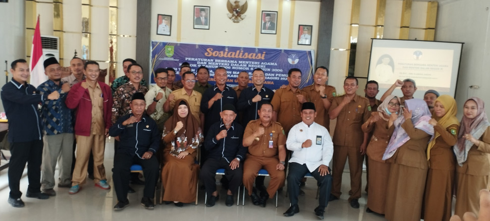 Camat Buka Giat Sosialisasi  Yang Ditaja Oleh FKUB Inhu
