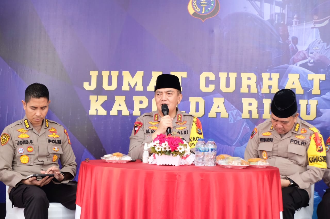 Jumat Curhat Bersama Kapolda Riau, Warga Riau Ungkapkan Keluhan dan Harapan