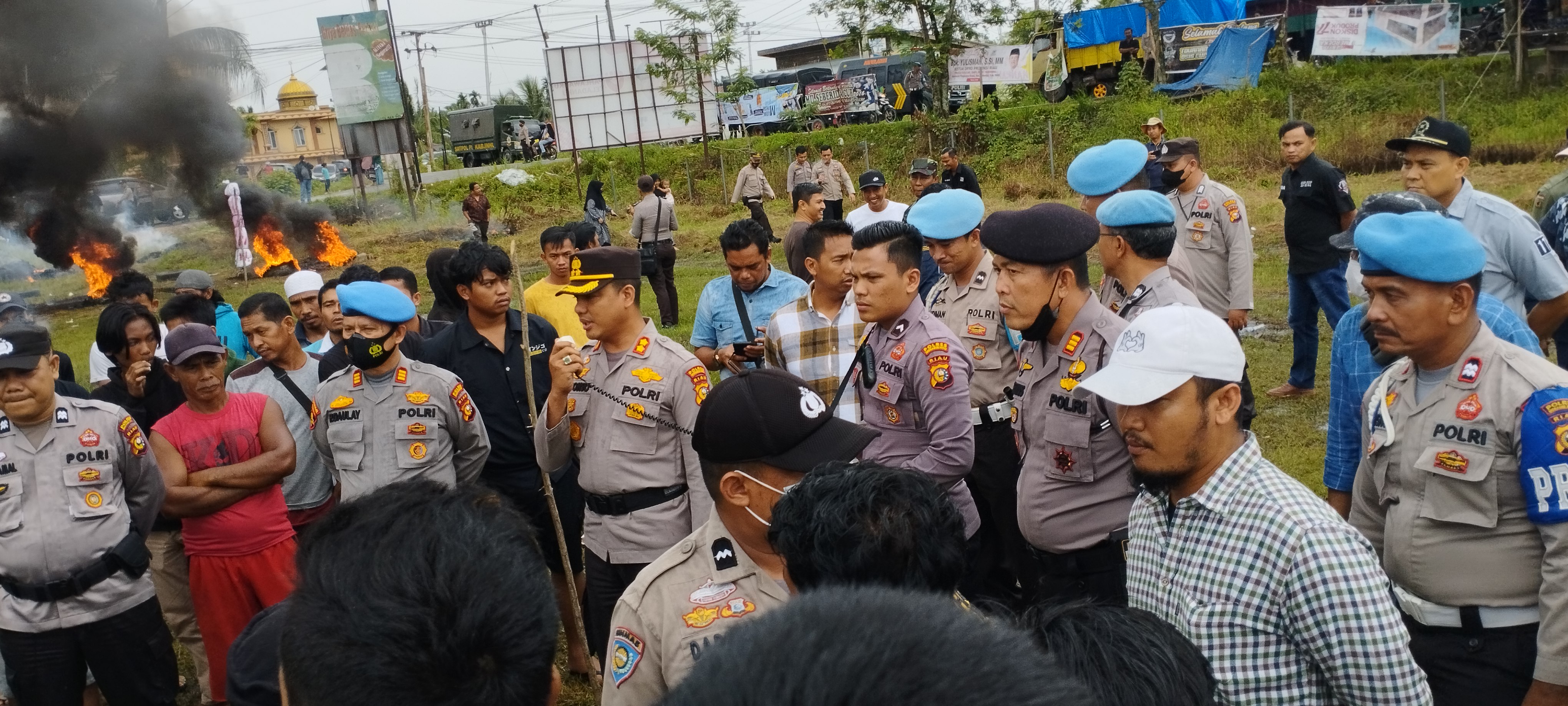Polisi Kawal Ketat Proses Eksekusi Lapangan Bola Belilas, Sedikitnya 465 Personil Diturunkan