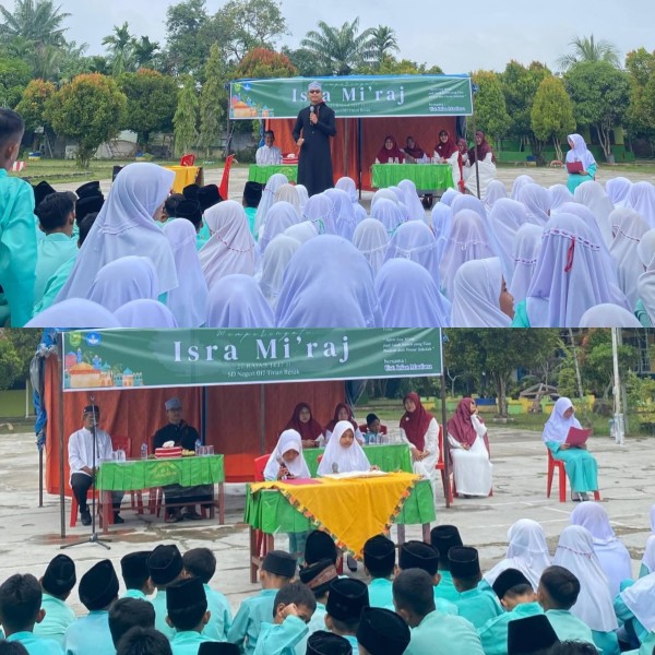 SDN 017 Titian Resak Gelar Peringatan Isra Mi’raj Nabi Muhammad SAW