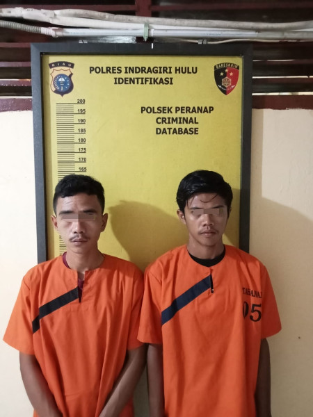 Meresahkan, Polsek Peranap Ringkus Pembobol Kantor Lurah dan Rumah