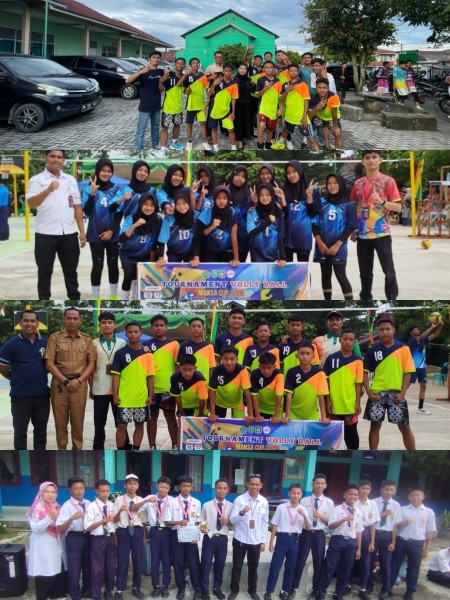 Akhir Tahun, SMP Negeri 3 Rengat Barat Panen Prestasi Olahraga