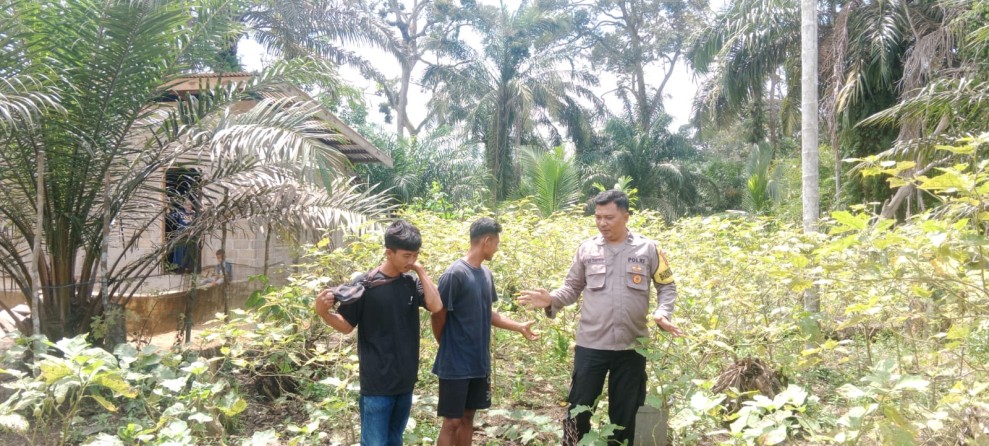 Polres Inhu Perkuat Ketahanan Pangan Desa Lewat Program Polisi Cinta Petani