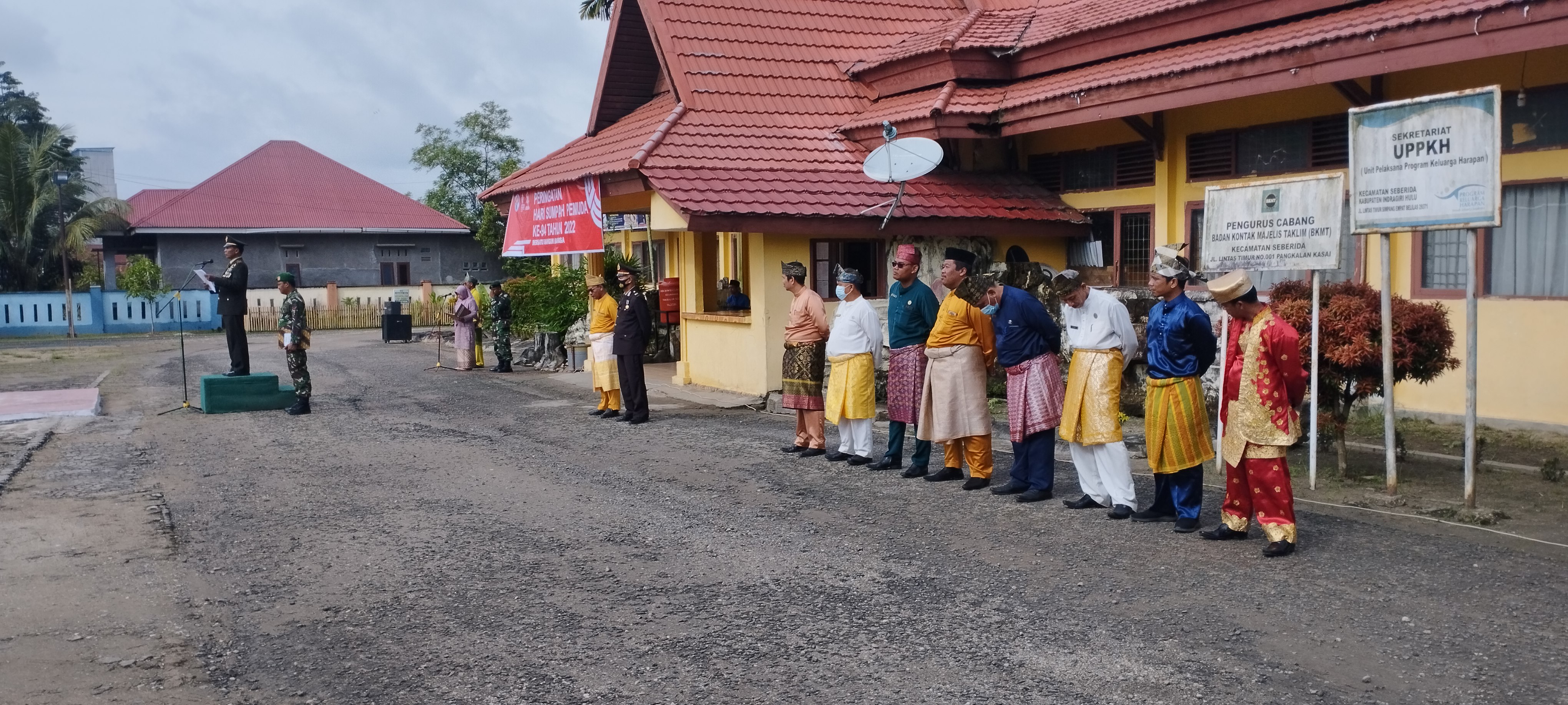 Letu Inf.Diwar Asman Jadi Irup Dalam Upacara Hari Sumpah Pemuda Ke 94