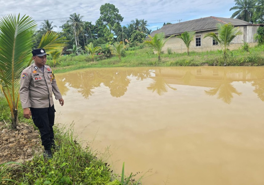 Bhabinkamtibmas Desa Petala Bumi Aktif Dukung Program Ketahanan Pangan Nasional