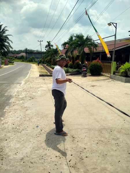 PJU Desa Buluh Rampai Telah Teralisasi, Masyarakat Berikan Apresiasi