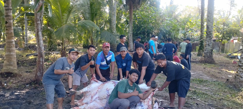 Idul Adha 2025, Masjid LDII Nur Hudallah Petalabumi Sembelih 7 Hewan Kurban