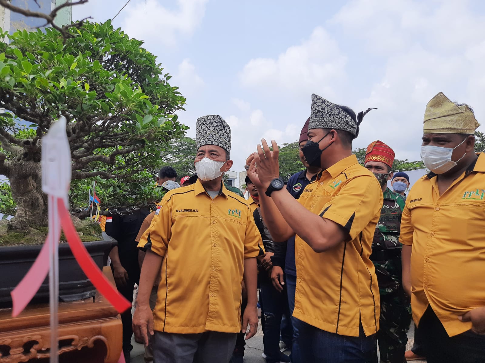 Kontes Pesona Bonsai Rengat Resmi Dibuka,Ketua PPBI Pusat:Tingkat Lokal Serasa Nasional