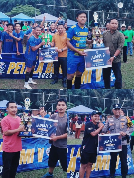 Mutiara FC di Final Kalahkan The Lucas, Terima Uang Pembinaan Sebesar Rp12 Juta
