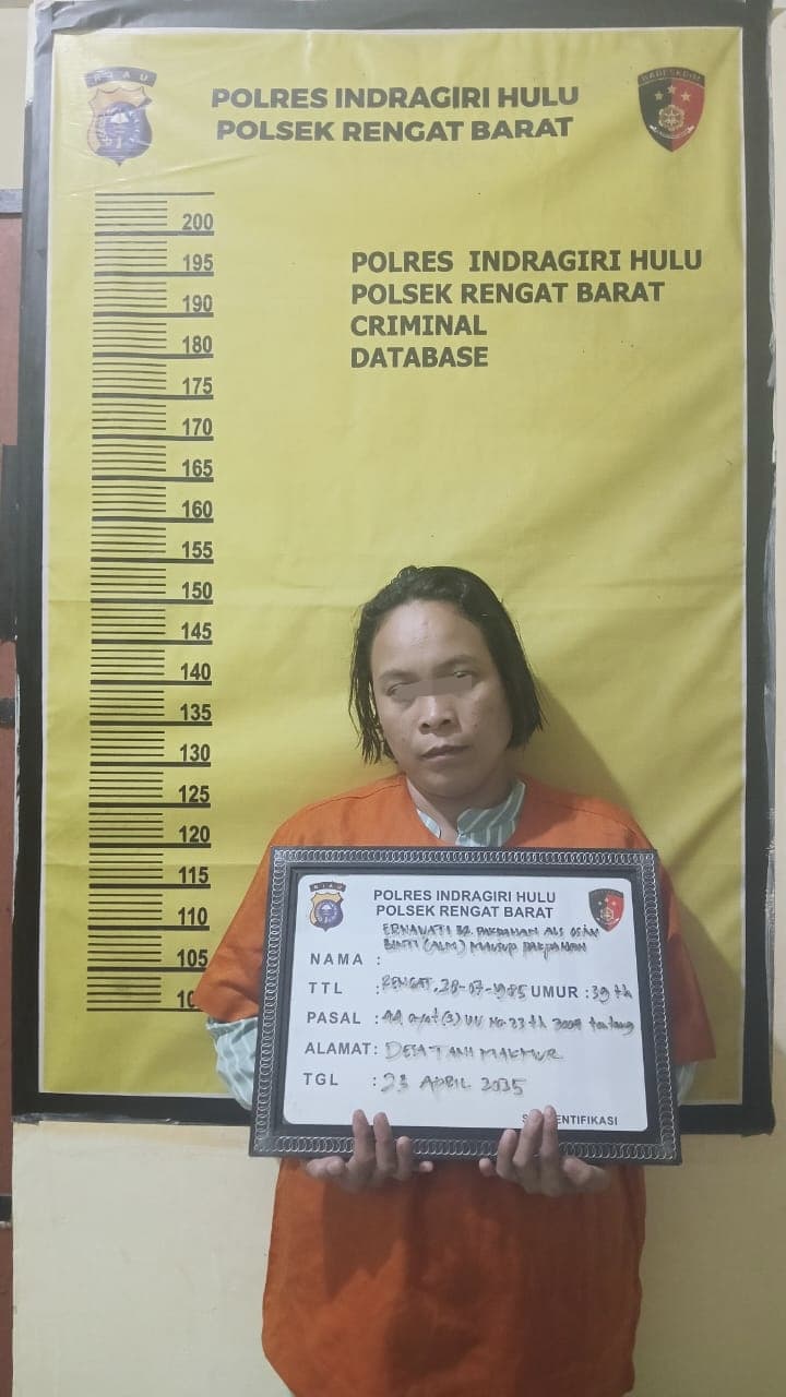 Gara-Gara Tak Direspons untuk Pinjam Uang, Istri di Inhu Tega Aniaya Suami hingga Tewas