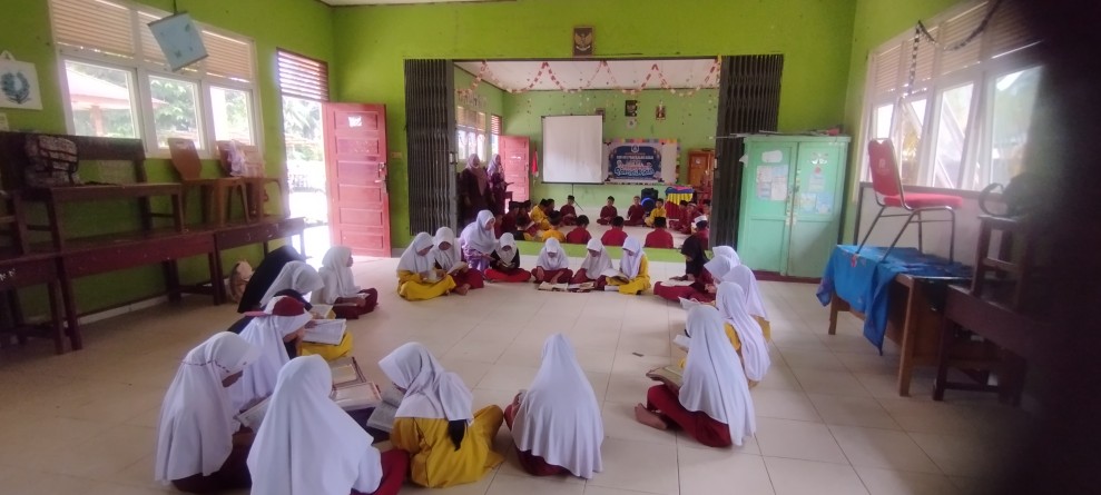 Selama 4 Hari SDN 001 Pangkalan Kasai Menggelar Pesantren Kilat