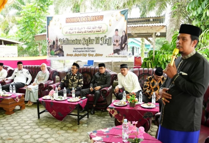 Bukti Kedekatan dengan Masyarakat, Bupati Ade hadiri Walimatul Safar Haji di Petala Bumi