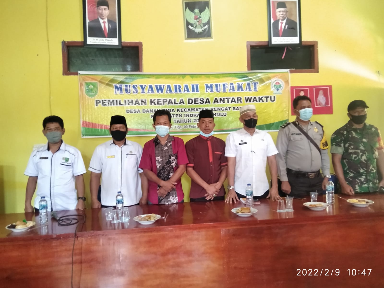 Sarno Terpilih Menjadi Kades PAW Desa Danau Tiga Rengat Barat