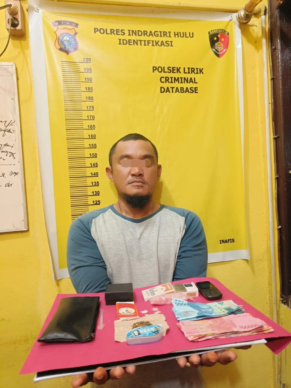 Pengedar Sabu dan Ganja Tak Berkutik, Saat Dibekuk Polsek Lirik