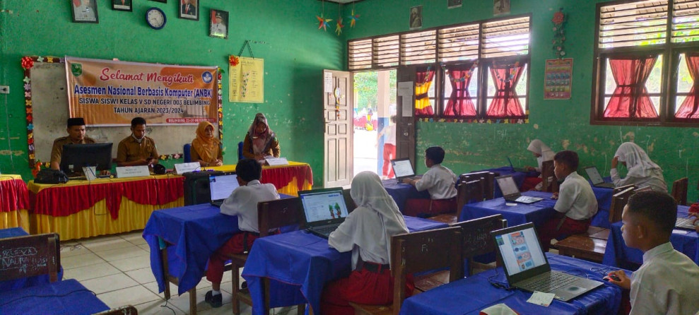 ANBK SDN 003 Belimbing Hari Pertama Berjalan Lancar